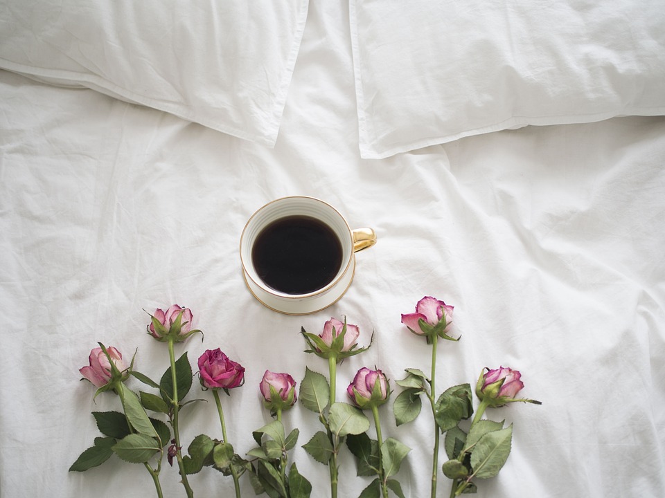 růže a káva